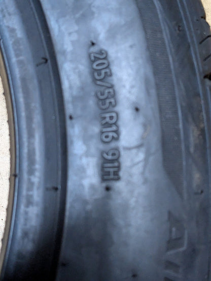 4 BFGOODRICH ADVANTAGE CONTROL A/S P 205 55 16 91H SL ALL SEASON TIRES 90759