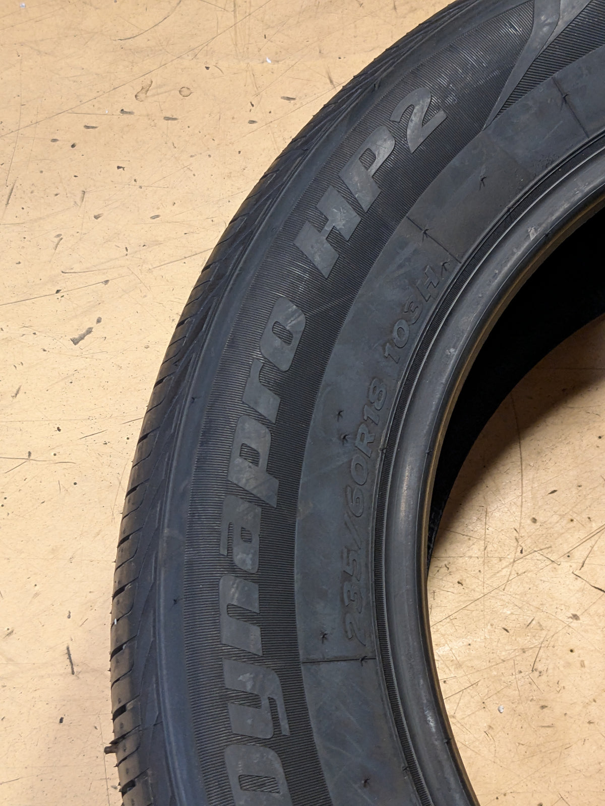 2 HANKOOK DYNAPRO HP2 P 235 60 18 107V SL ALL SEASON TIRES 1025244
