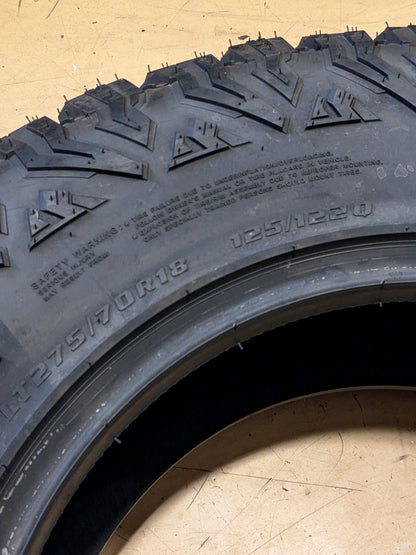 2 DELIUM TERRA RAIDER A/T-X KU-257 LT 275 70 18 125/122Q LRE 10PLY ALL TERRAIN TIRE D267780