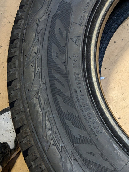 (KSL ONLY ) 4 ATTURO TRAIL BLADE A/T BSW P 265 65 17 112T SL ALL TERRAIN TIRES TBATI0048340
