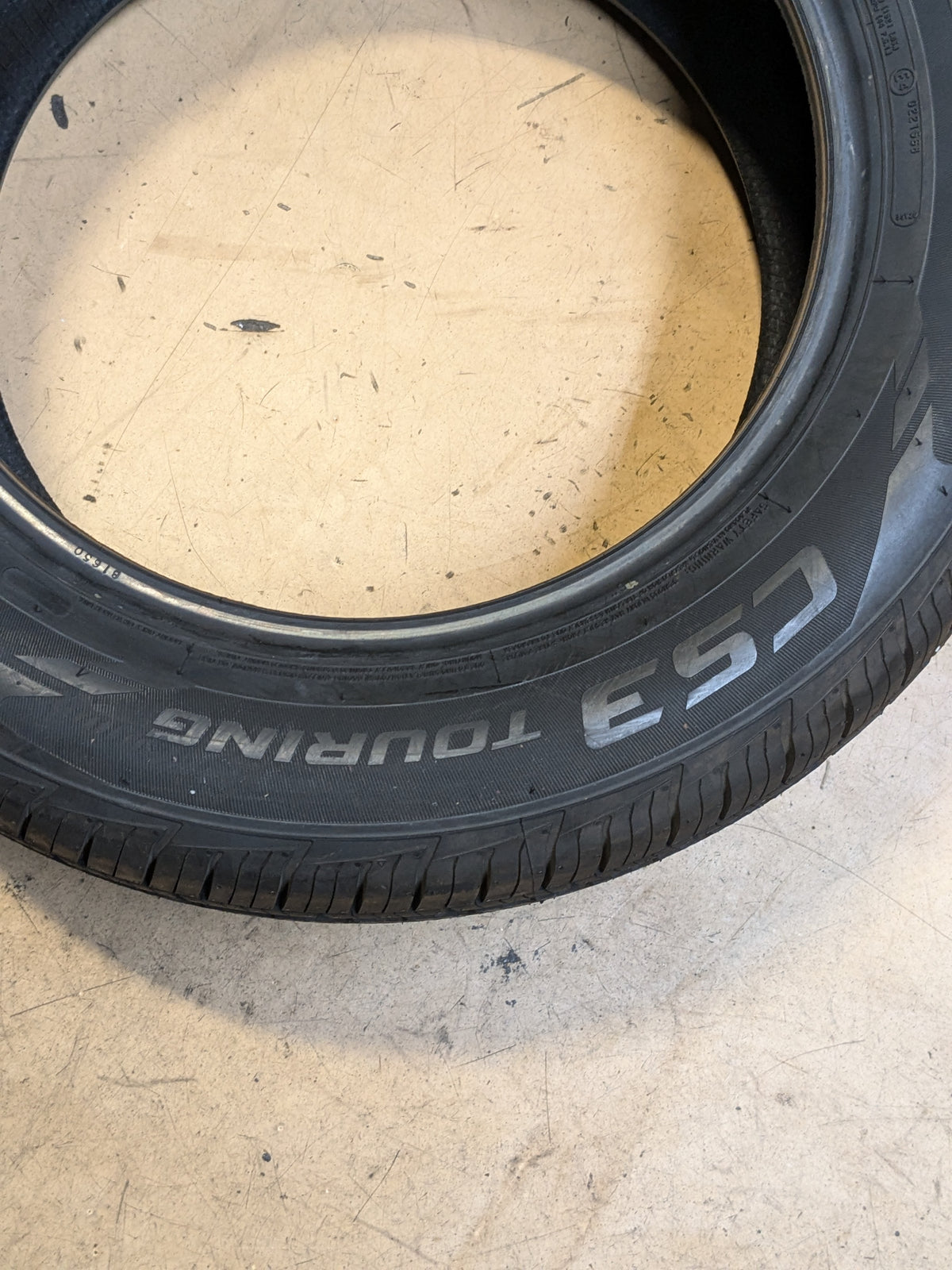 NEW OLD STOCK COOPER CS3 TOURING P 225 55 16 95V SL ALL SEASON TIRE 90000019361