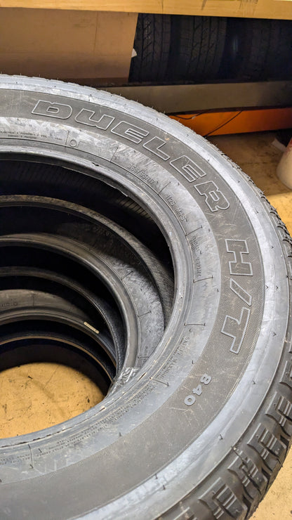 BRIDGESTONE DUELER H/T 840 BSW P 265 65 17 112S ALL SEASON TIRE 000893