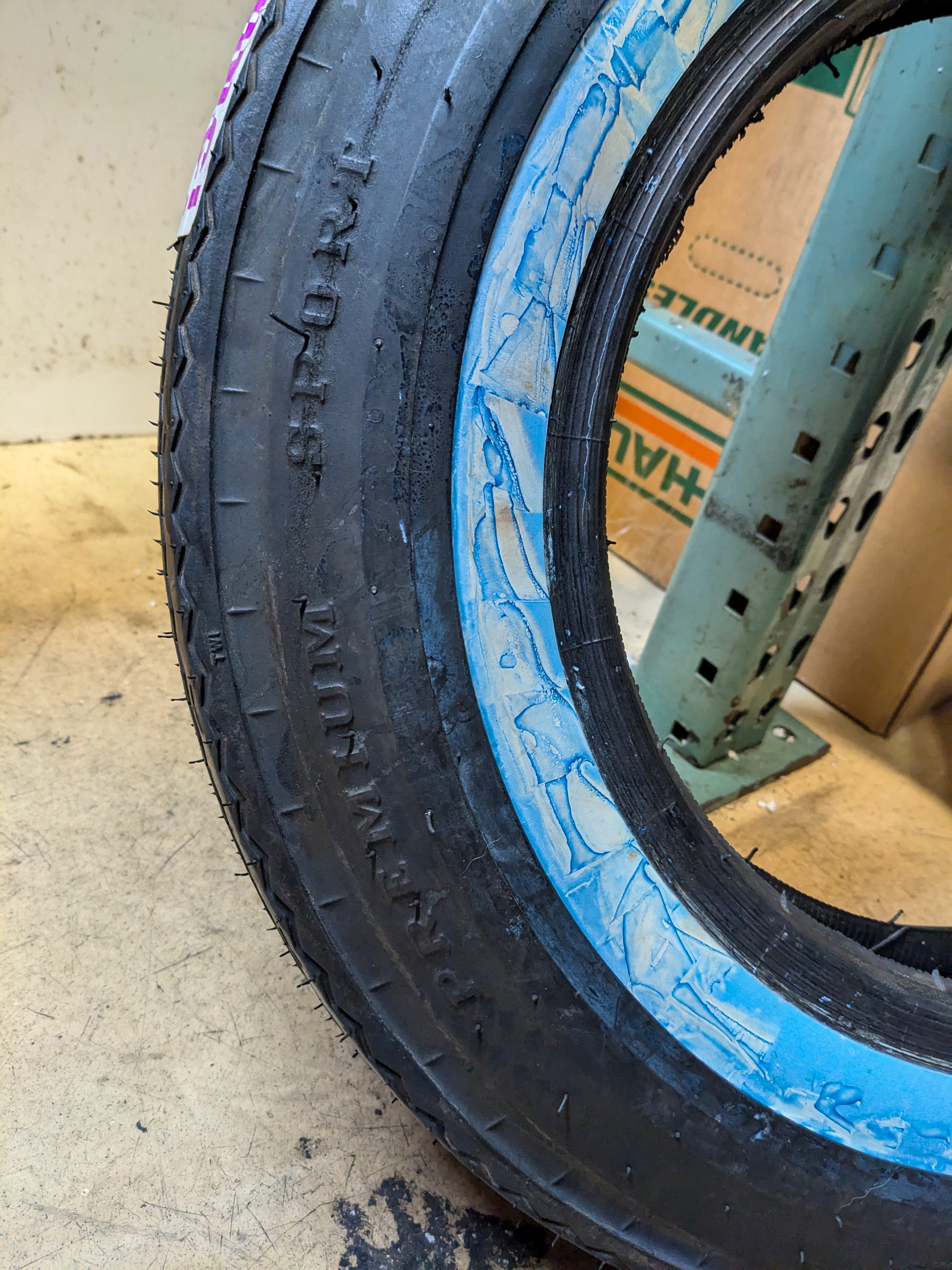 PREMIUM SPORT 5.20 14 1-1/4" WHITEWALL LOWRIDER TIRE PremSport520Wide