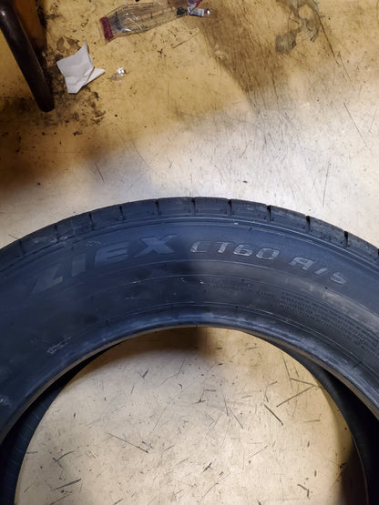 2 FALKEN ZIEX CT60 A/S BSW P 245 60 18 105V ALL SEASON TIRE 28041117