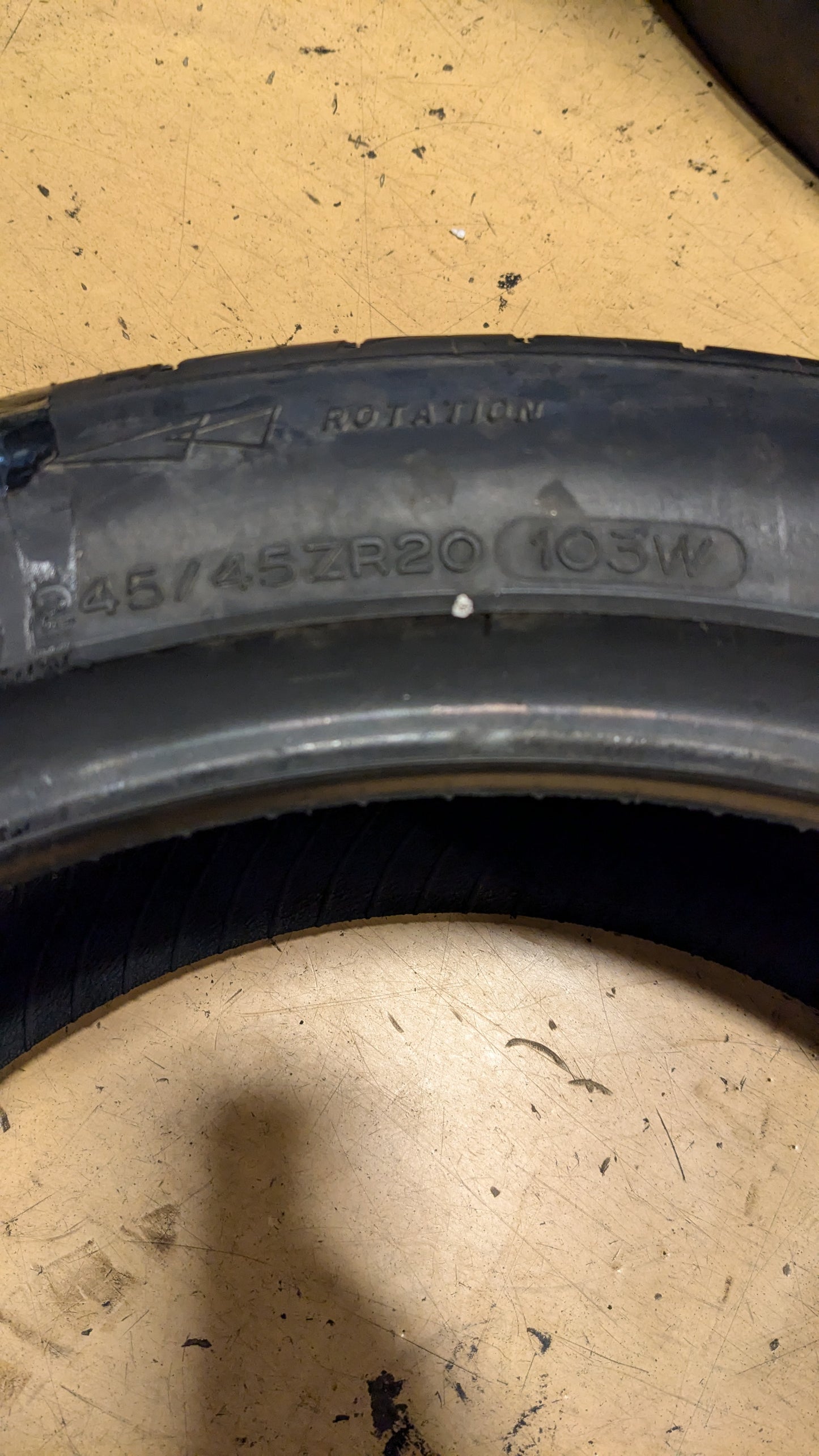 NOS BFGOODRICH GFORCE SPORT COMP2 BSW P 245 45 20 103W XL TIRE 77147