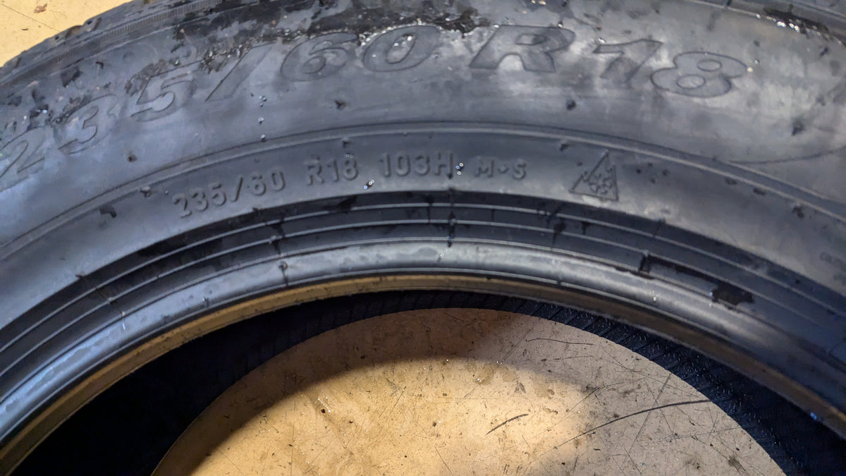 PIRELLI SCORPION WINTER BSW P 235 60 18 103H WINTER TIRE 2730200