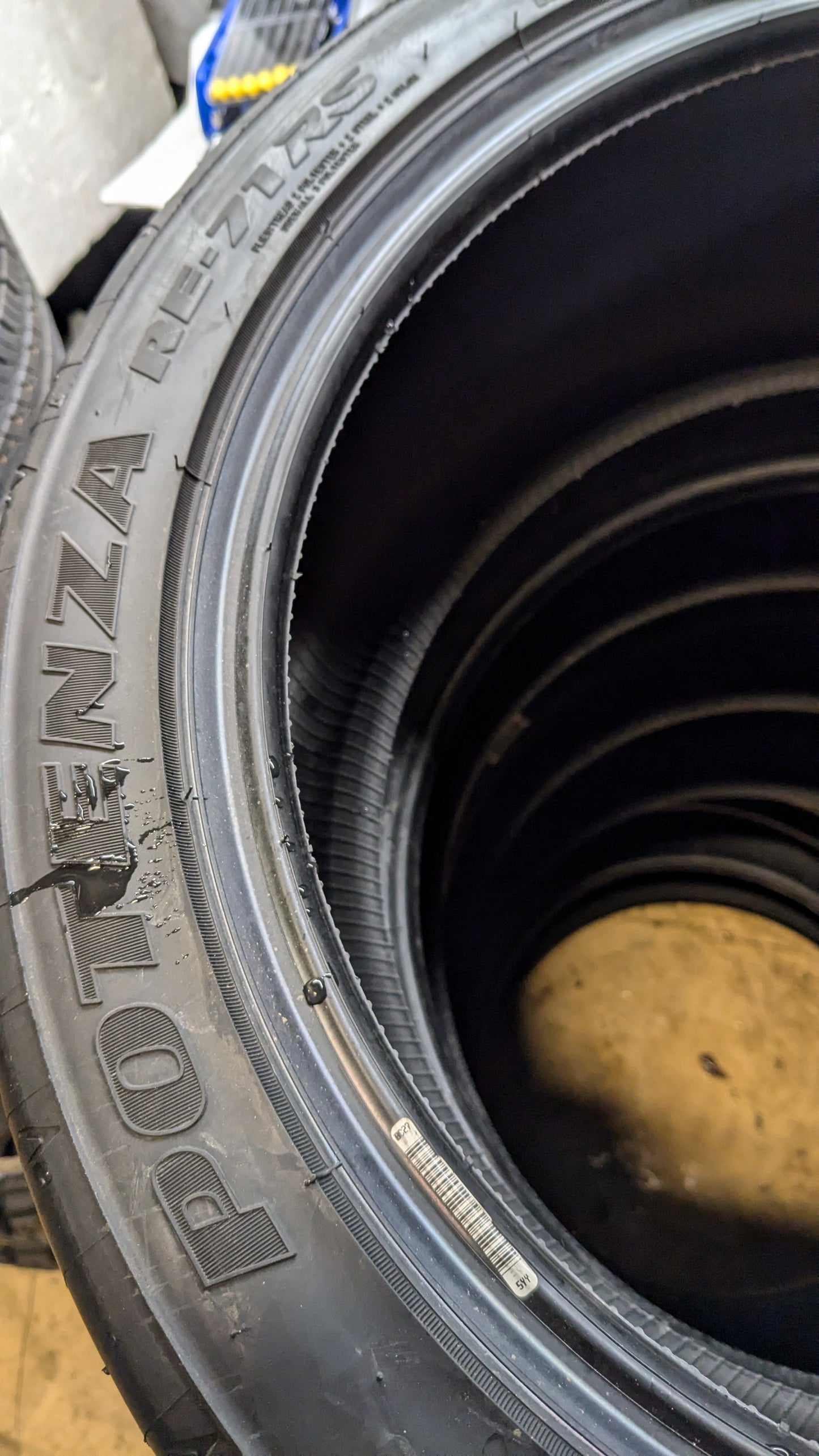 BRIDGESTONE POTENZA RE 71RS BSW P 245 40 17 91W UHP TIRE 006161