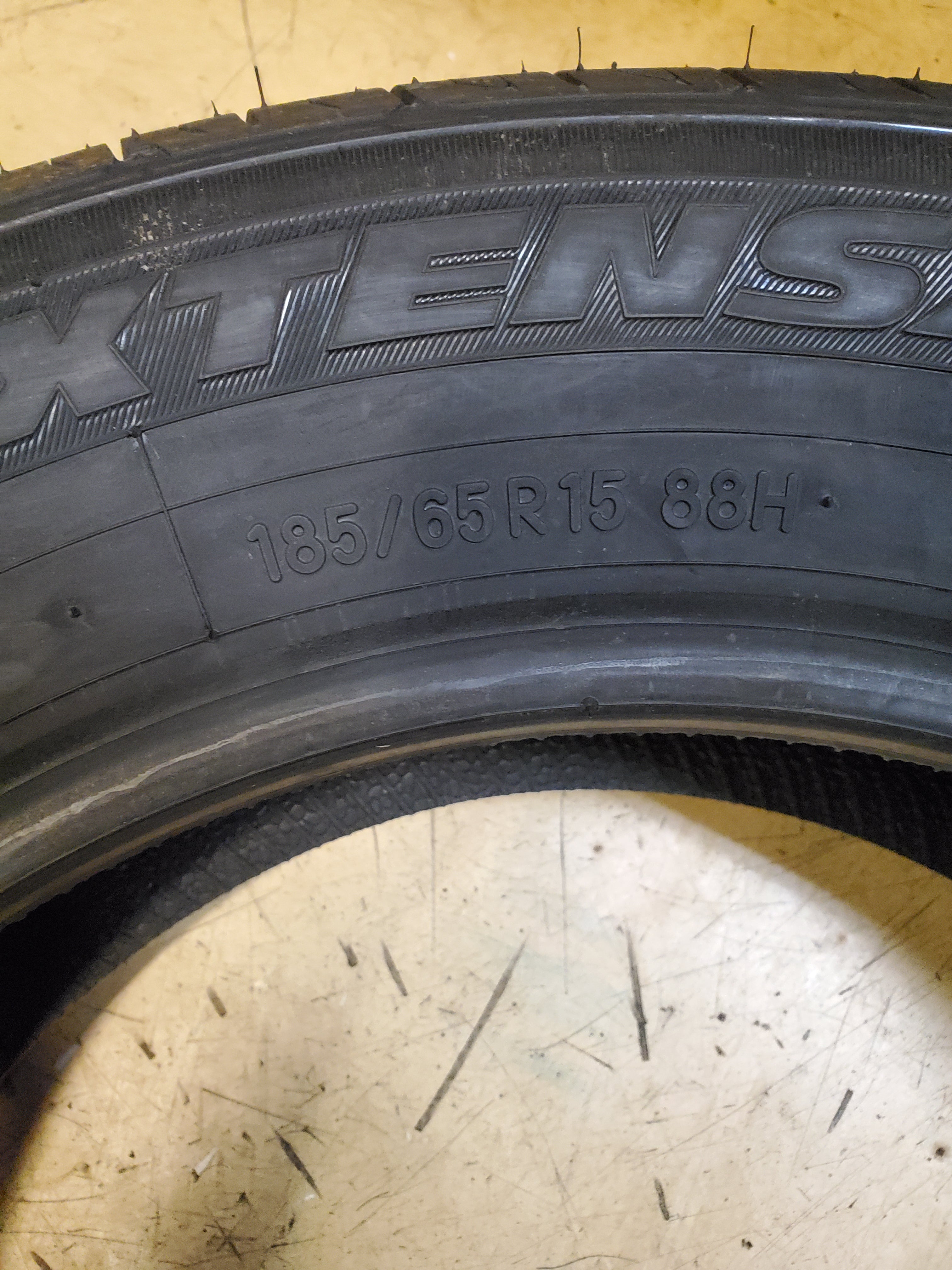 NOS TOYO EXTENSA A/S II BSW P 185 65 15 88H ALL SEASON TIRE 147860