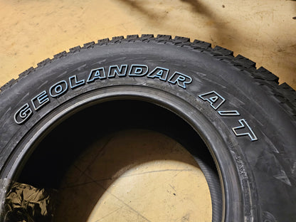 2 YOKOHAMA GEOLANDAR AT LT 315 70 17 121/118S LRE 10PLY ALL TERRAIN  TIRES 1643