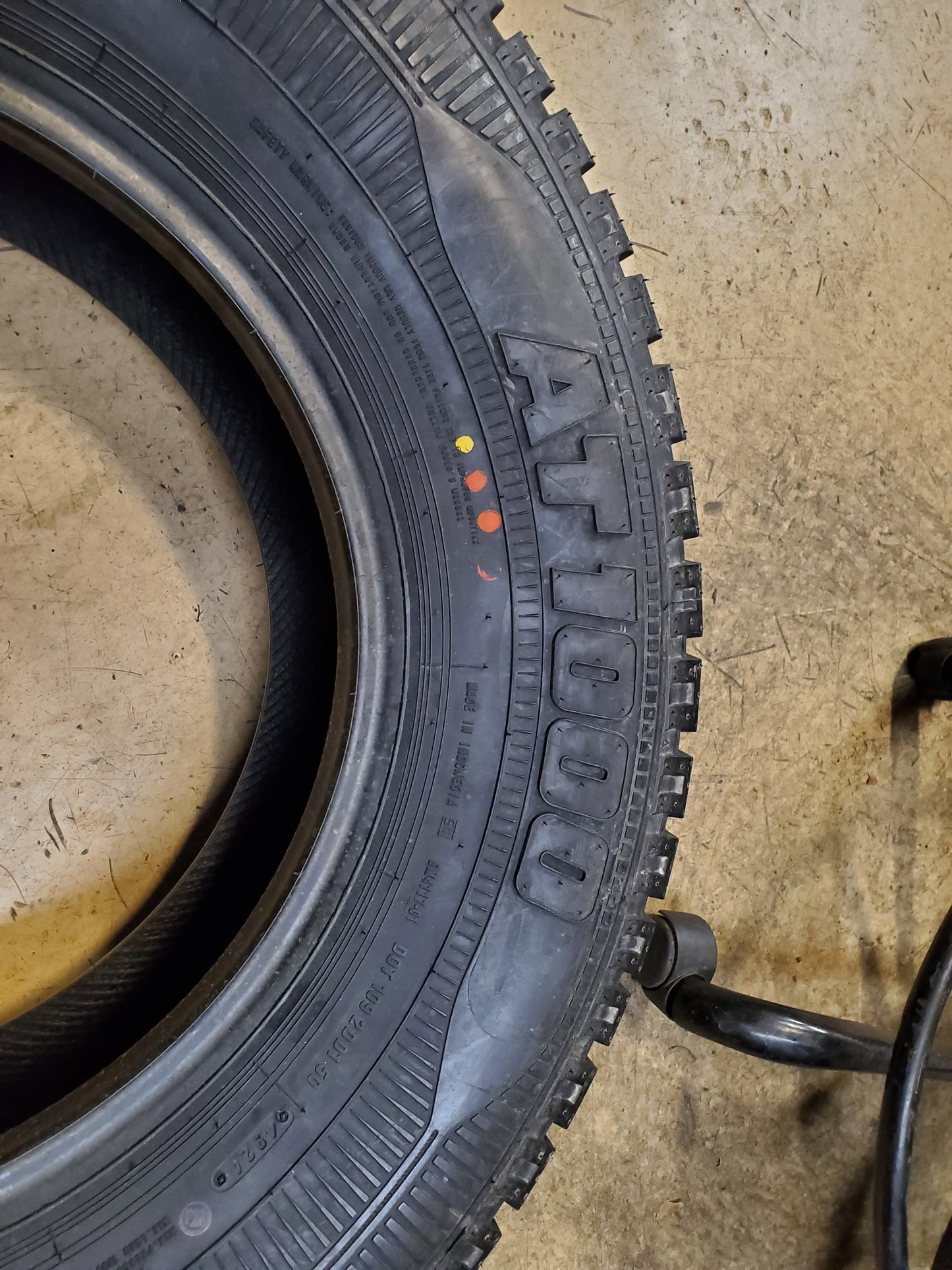 ZEETEX AT1000 BSW P 245 75 16 111S ALL TERRAIN TIRE 1200032165