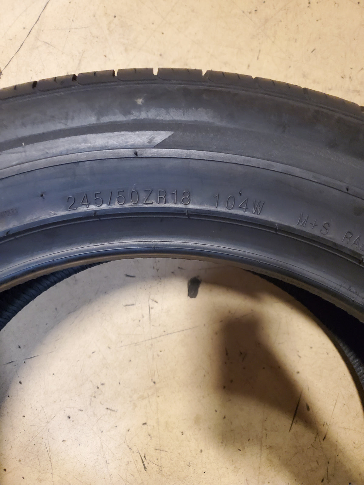 KUMHO ECSTA LX PLATINUM BSW P 245 50 18 104W XL ALL SEASON TIRE 2134253