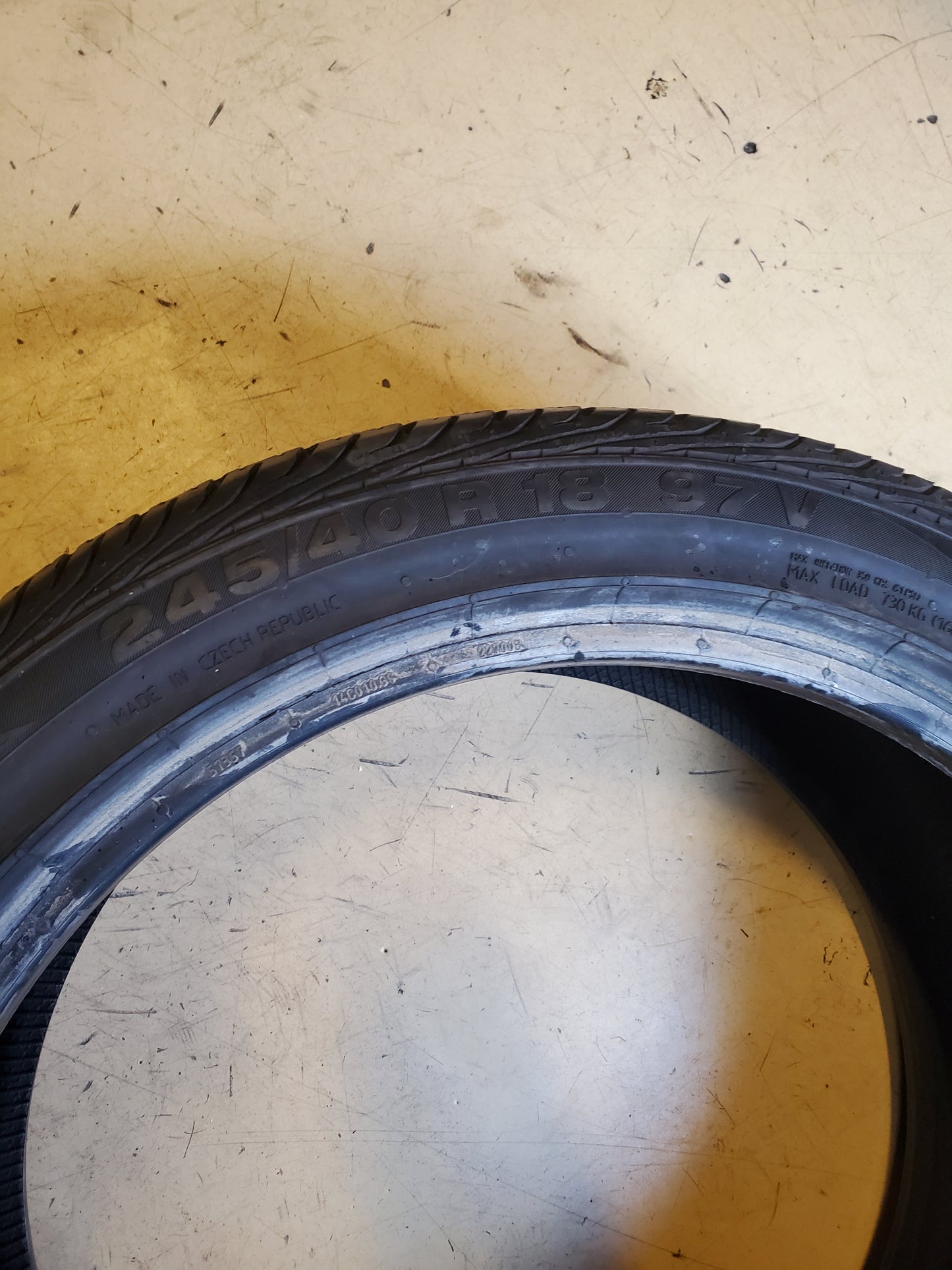 4 CONTINENTAL CONTIPROCONTACT BSW P 245 40 18 97V XL ALL SEASON TIRE 03504430000