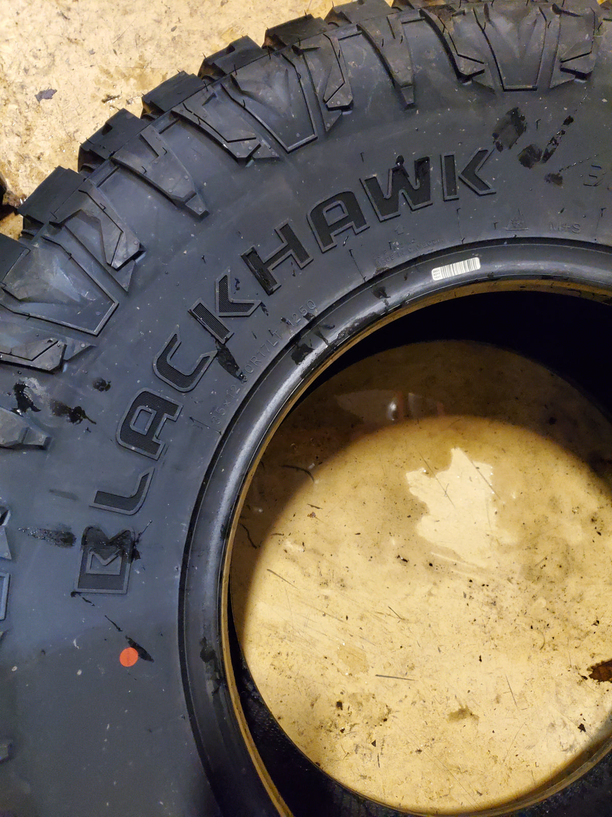 BLACKHAWK RIDGECRAWLER R/T BSW LT 35 12.5 17 125Q 10PLY RUGGED TIRE 1600467K
