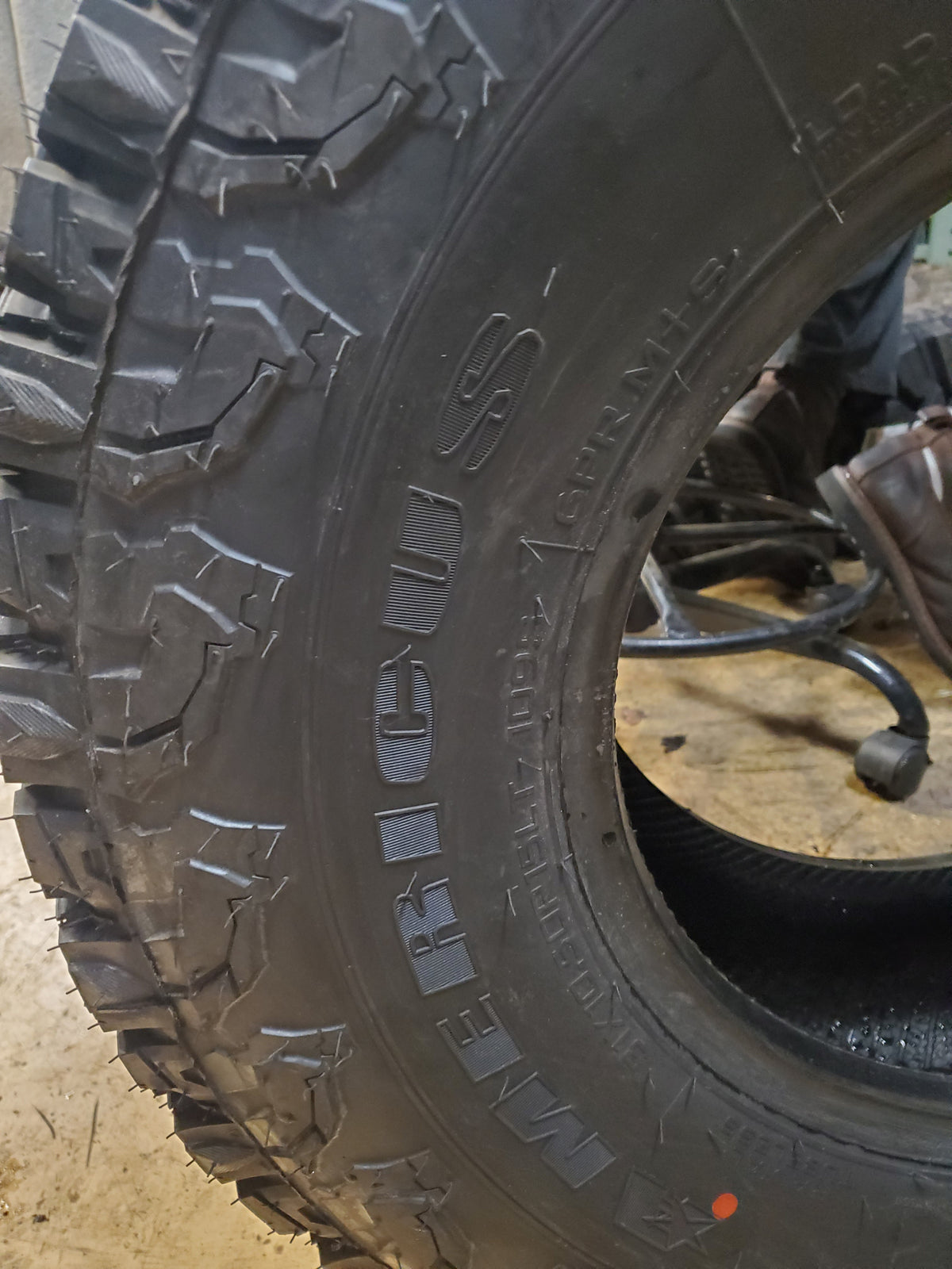 AMERICUS RUGGED A/TR BSW LT 31 10.5 15 109S 6PLY ALL TERRAIN TIRE AMD1745