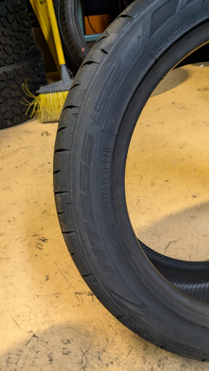 2 NITTO NT555 G2 BSW P 235 45 17 97W XL UHP TIRE 211370