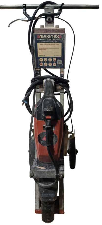 USED MAKINEX JACKHAMMER WITH HILTI TE 1000-AVR DEMOLITION HAMMER