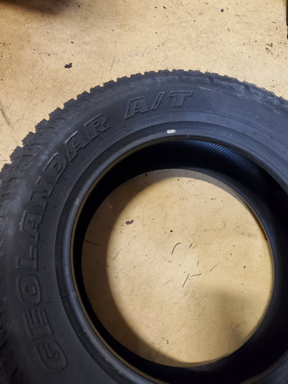 YOKOHAMA GEOLANDAR A/T G015 BSW P 265 65 18 114H ALL TERRAIN TIRE 110101531