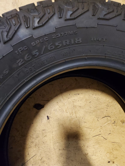 GOODYEAR WRANGLER TERRITORY BSW P 265 65 18 114T ALL TERRAIN TIRE 734006640