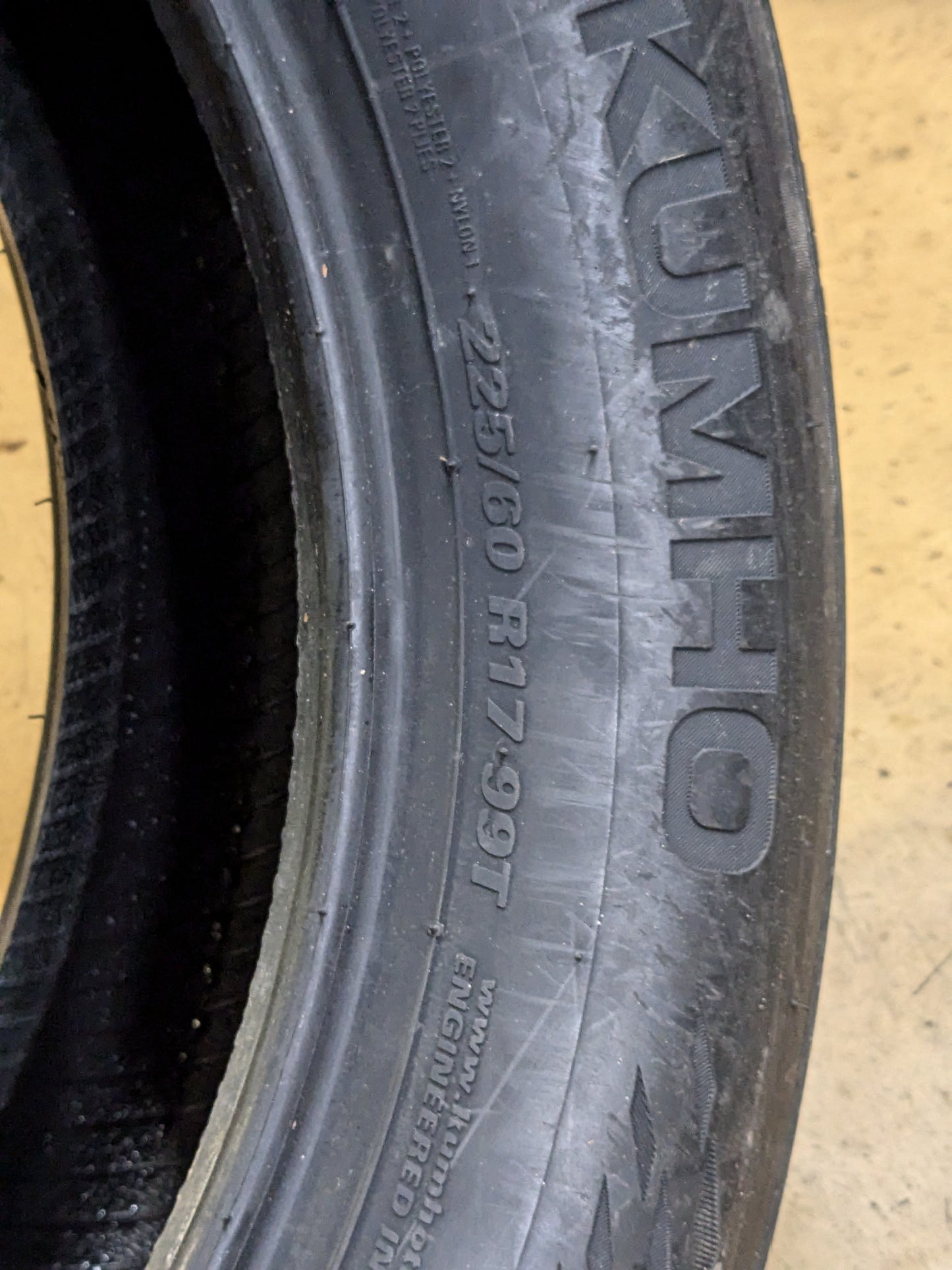 KUMHO SOLUS TA51A P 225 60 17 99H SL ALL SEASON TIRE 2285543