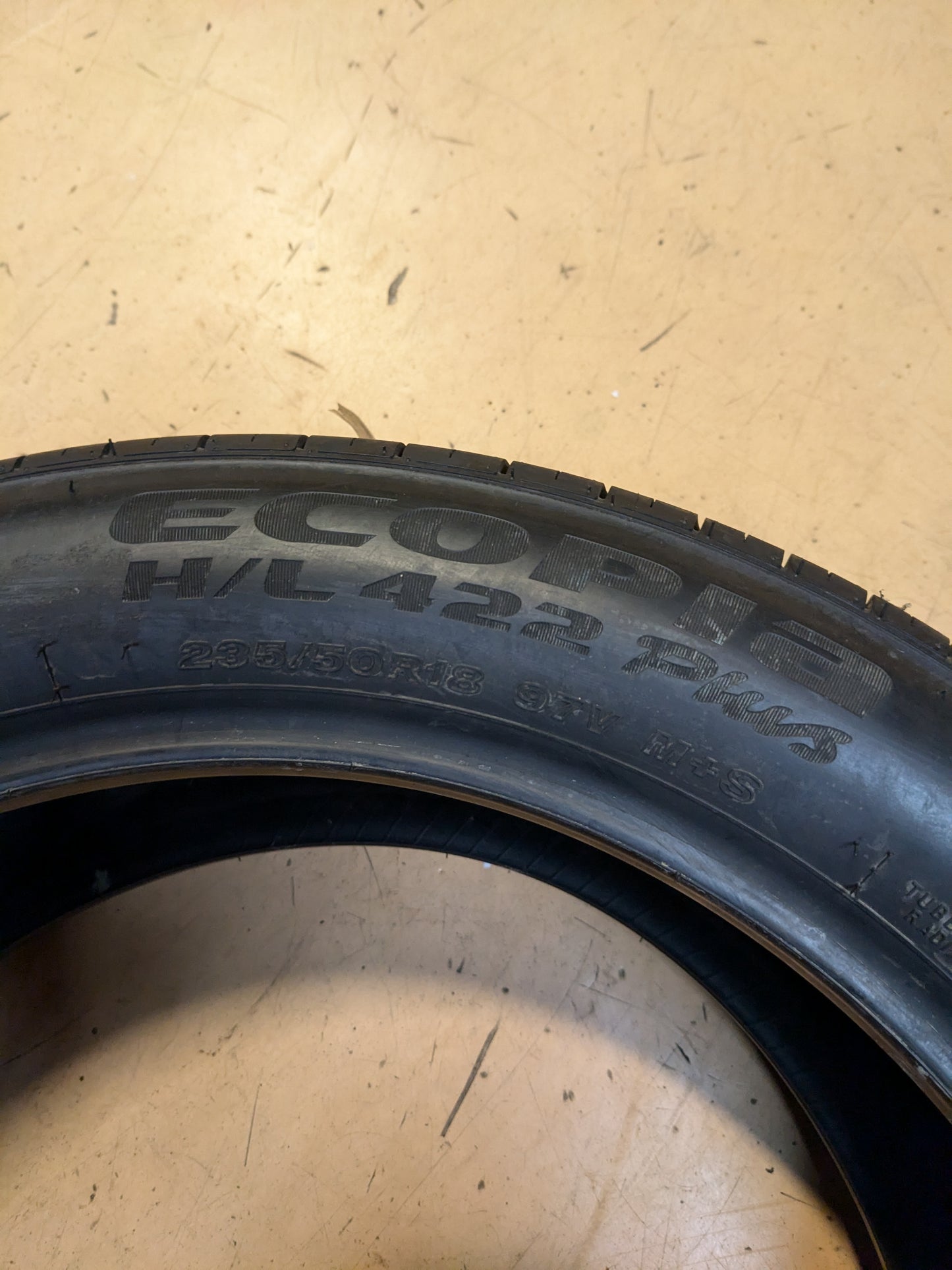 BRIDGESTONE ECOPIA HL 422 PLUS P 235 50 18 97V SL ALL SEASON TIRE 004493