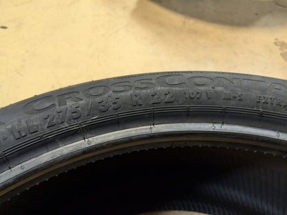 2 CONTINENTAL CROSSCONTACT RX P 275 35 22 107V XL ALL SEASON TIRES 03138750000