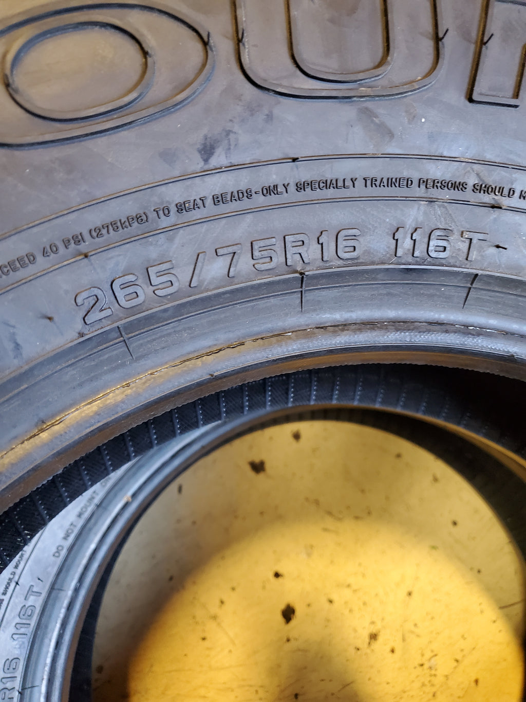 2 SUMITOMO ENCOUNTER AT BSW P 265 75 16 116T ALL TERRAIN TIRE ATH81