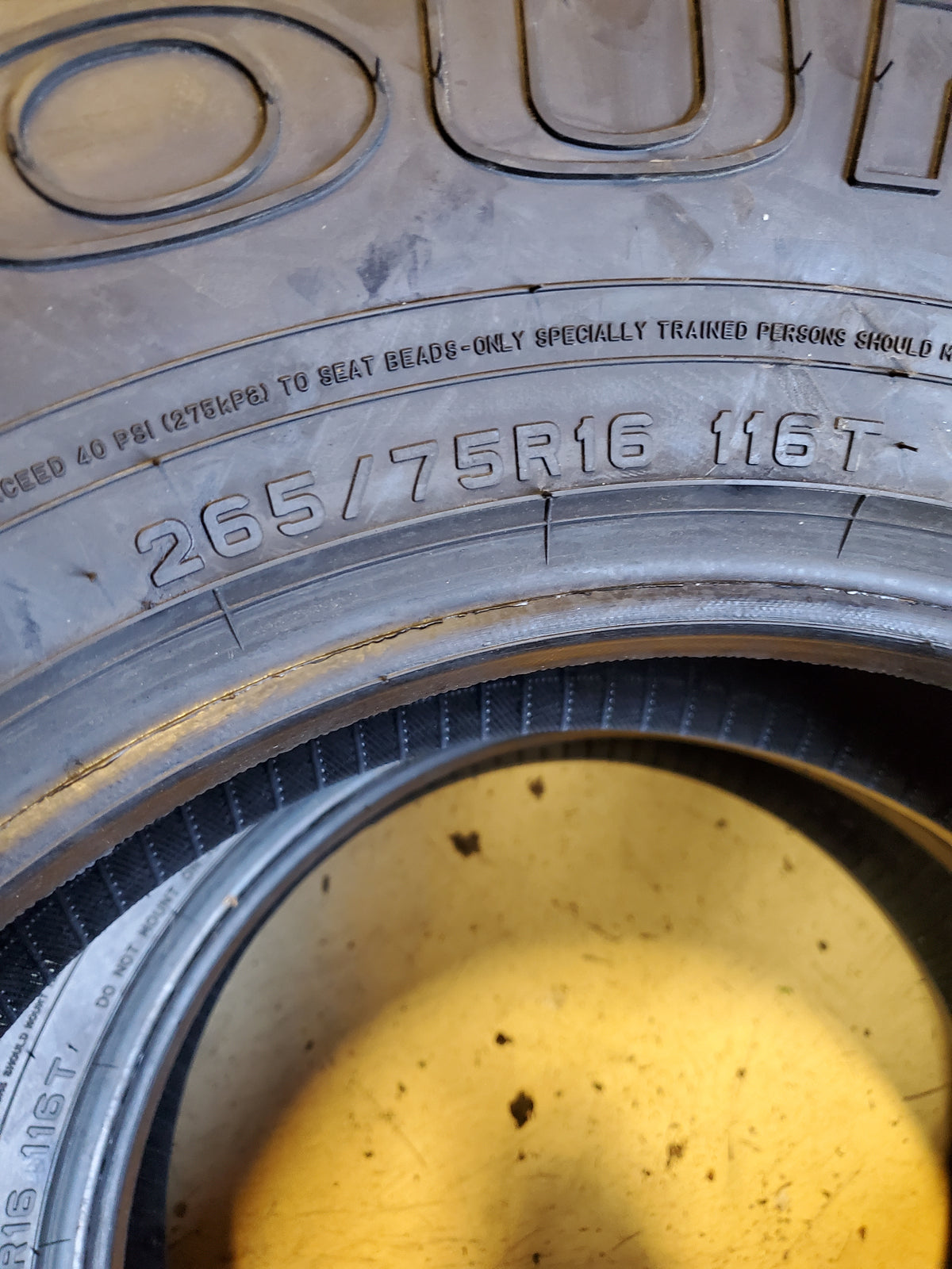 2 SUMITOMO ENCOUNTER AT BSW P 265 75 16 116T ALL TERRAIN TIRE ATH81