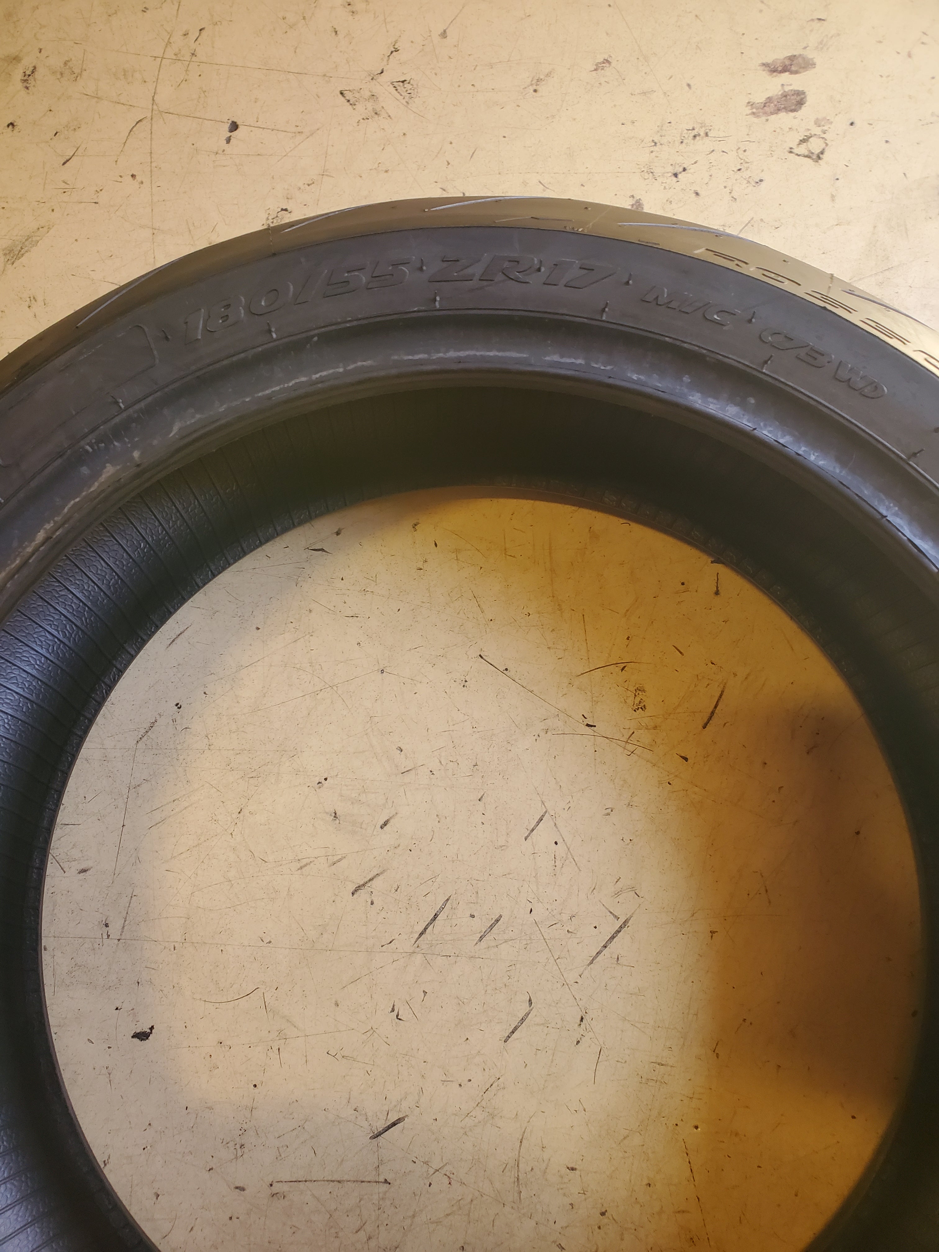 PIRELLI DIABLO ROSSO III BSW 180 55 17 73W REAR MOTORCYCLE TIRE 4455025