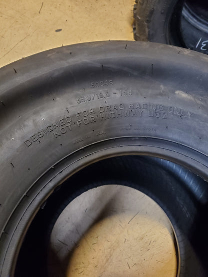 USED MICKEY THOMPSON ET DRAG BSW 33 16.5 15S DRAG SLICK TIRE 3084S