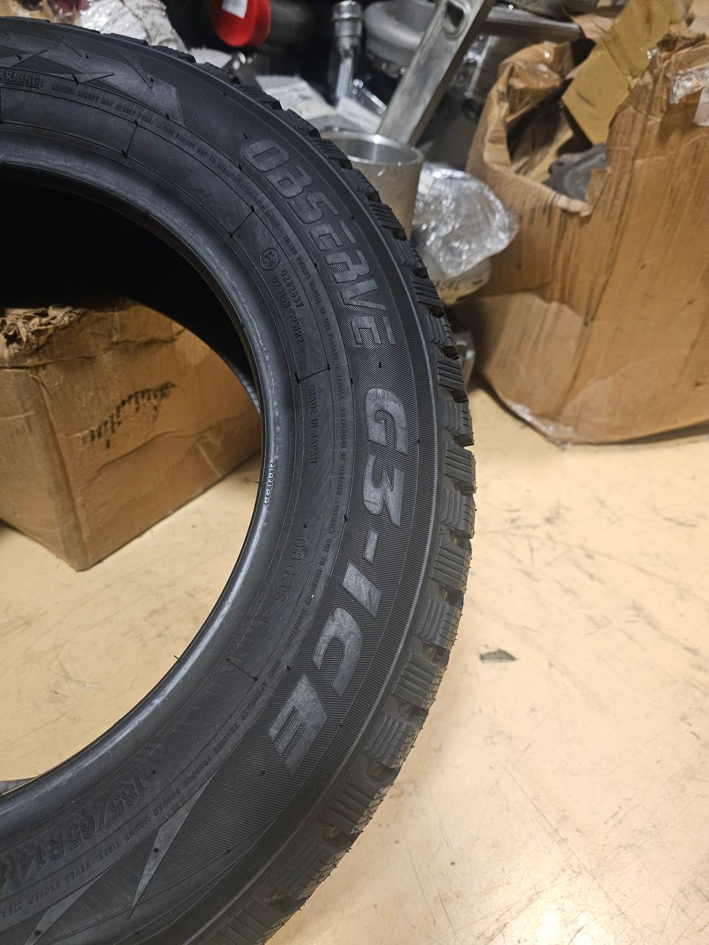 TOYO OBSERVE G3-ICE P 185 65 14 86T SL WINTER TIRE 138060