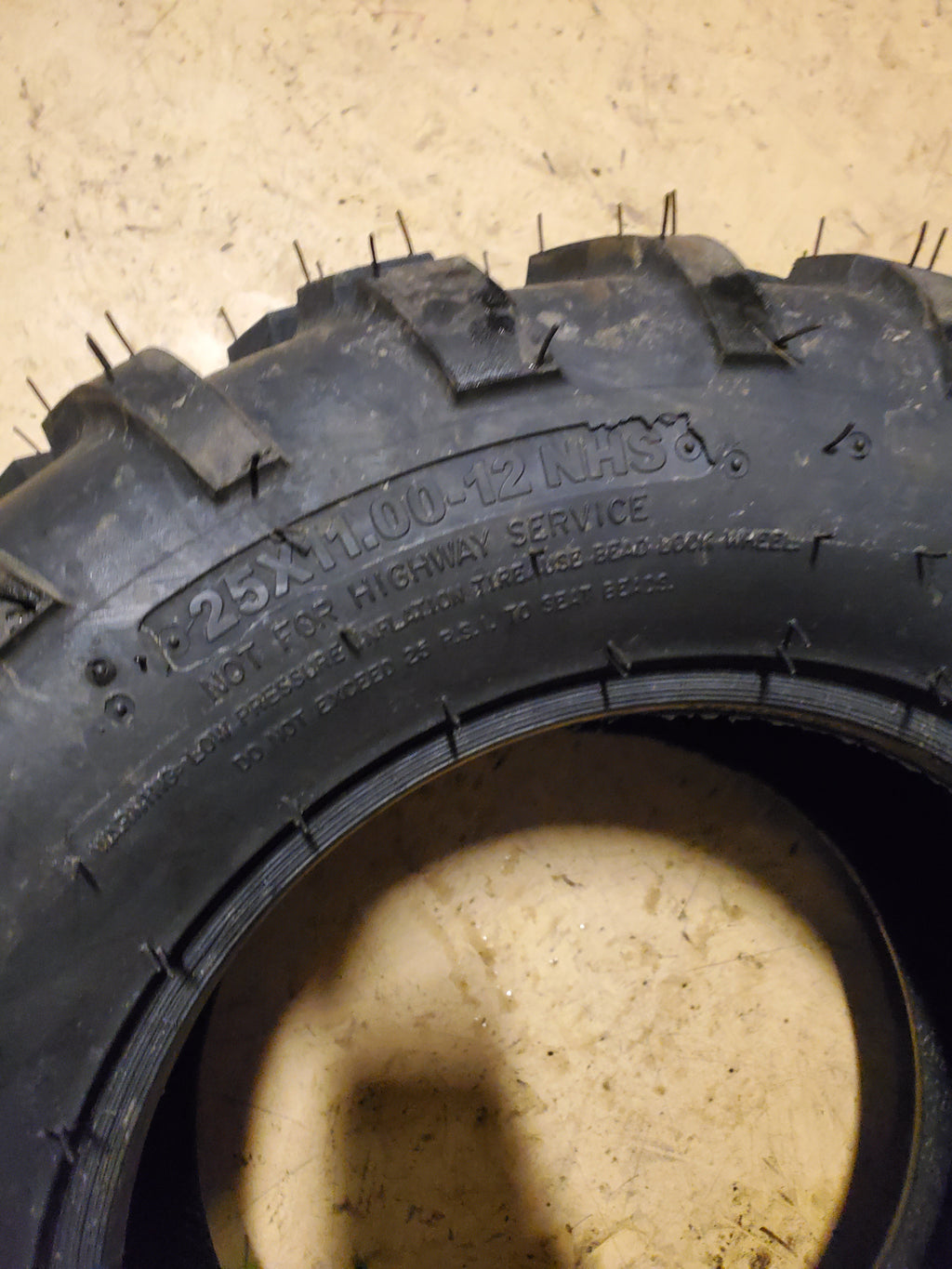CARLISLE AT489 BSW AT 25 11 12 71B 4PLY ATV/UTV TIRE 589351