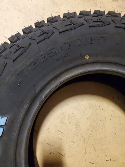 2 GLADIATOR X COMP A/T RWL LT 285 70 17 126/123Q 10PLY ALL TERRAIN TIRE 1932367784