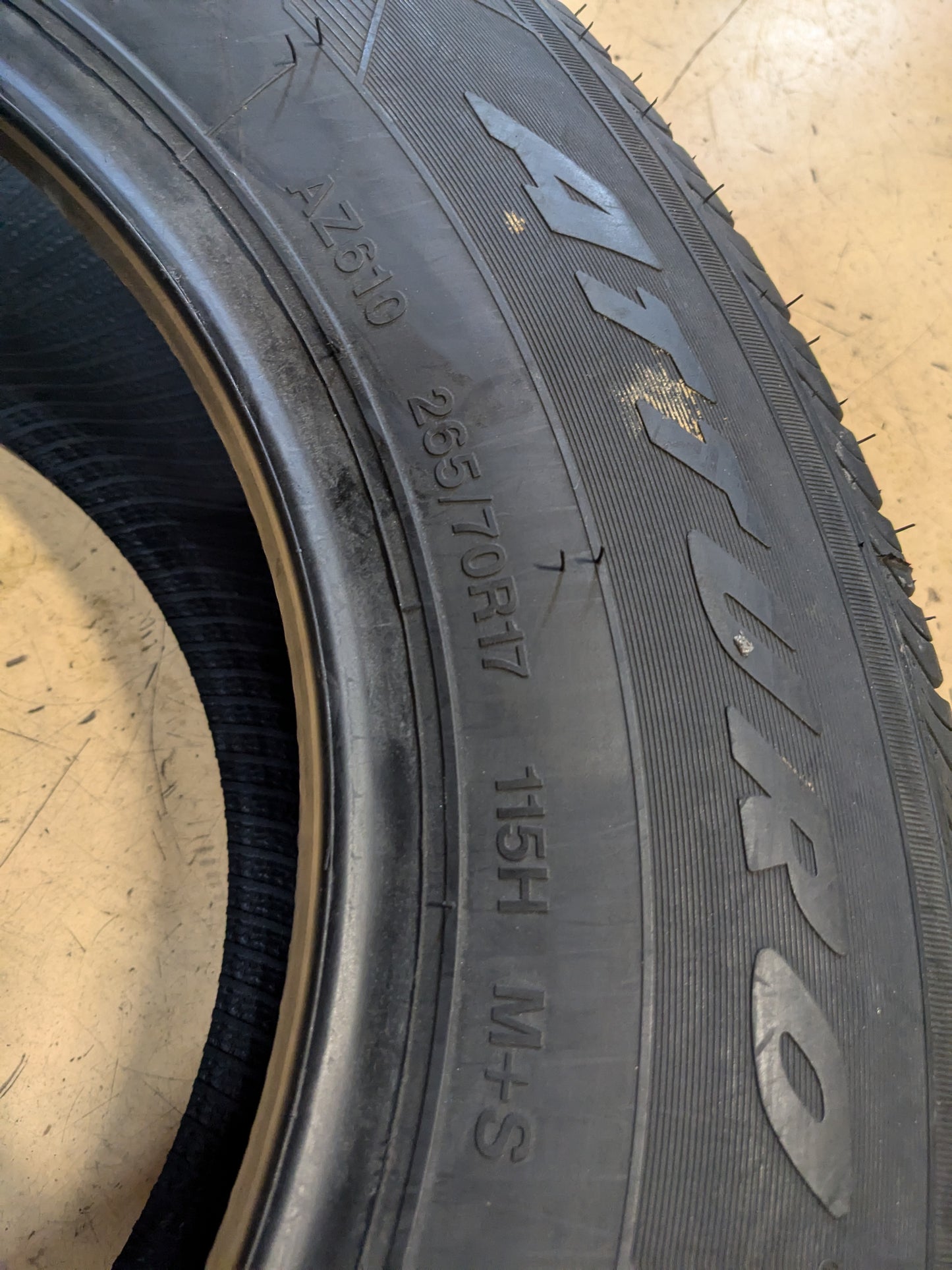 ATTURO AZ610 BSW P 265 70 17 115H ALL SEASON TIRE AZ610I0064535