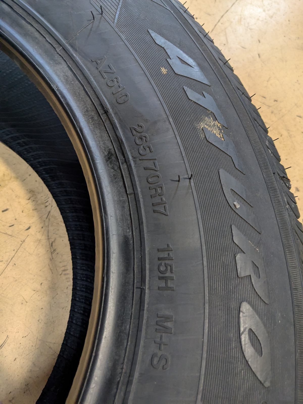 2 ATTURO AZ610 BSW P 265 70 17 115H ALL SEASON TIRE 53016