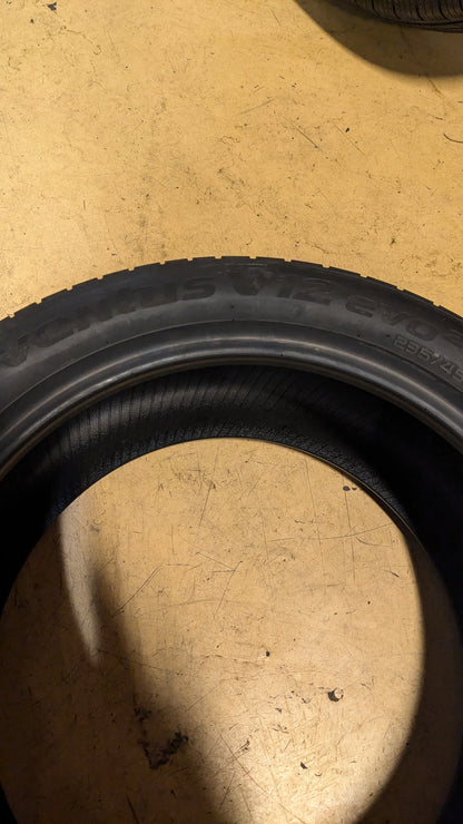 NOS HANKOOK VENTUS V12 EVO2 BSW P 235 45 17 97Y XL HIGHWAY TIRE 1015237
