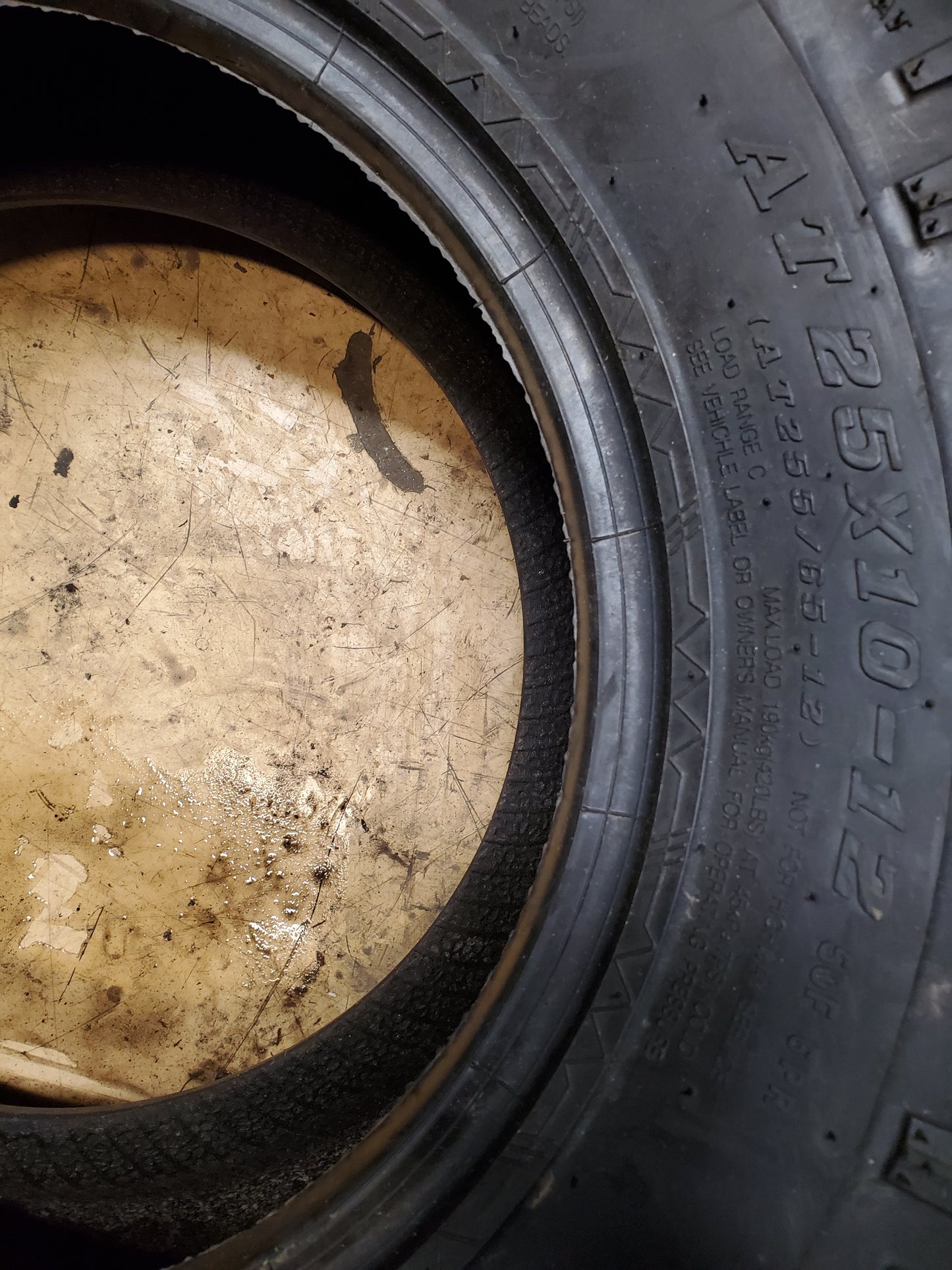 SEDONA COYOTE WL6A BSW AT 25 10 12 50F 6PLY ATV/UTV TIRE 5704201