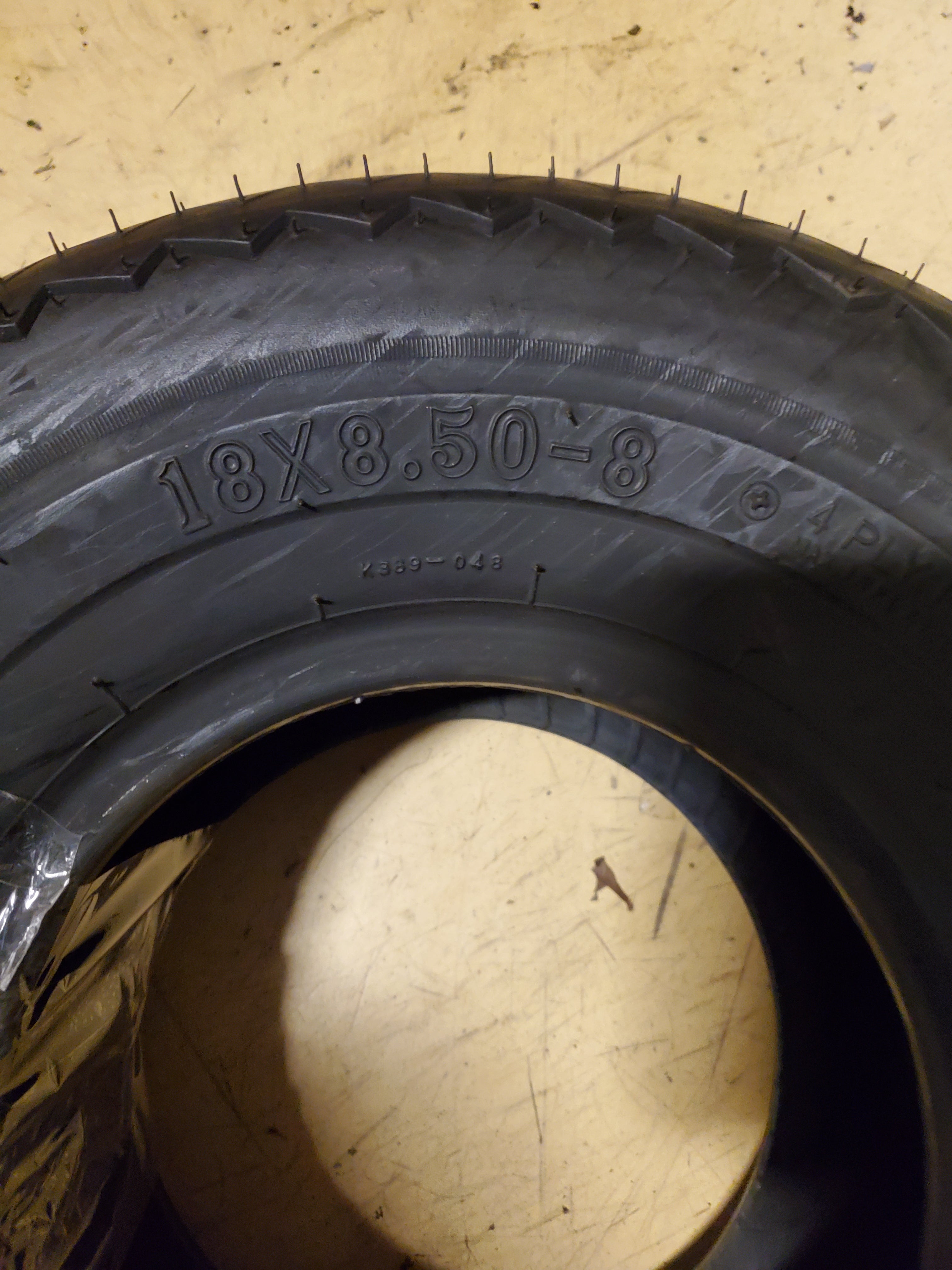 KENDA HOLE N-1 K389 BSW 18 8.5 8 4PLY GOLF CART TIRE 103890868B1