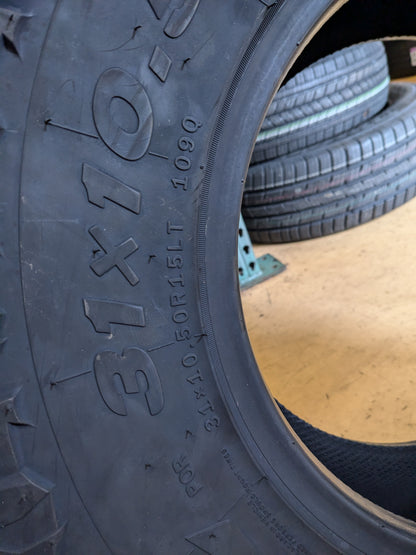 LINGLONG CROSSWIND M/T BSW LT 31 10.5 15 109Q 6PLY MUD TERRAIN TIRE 221007037
