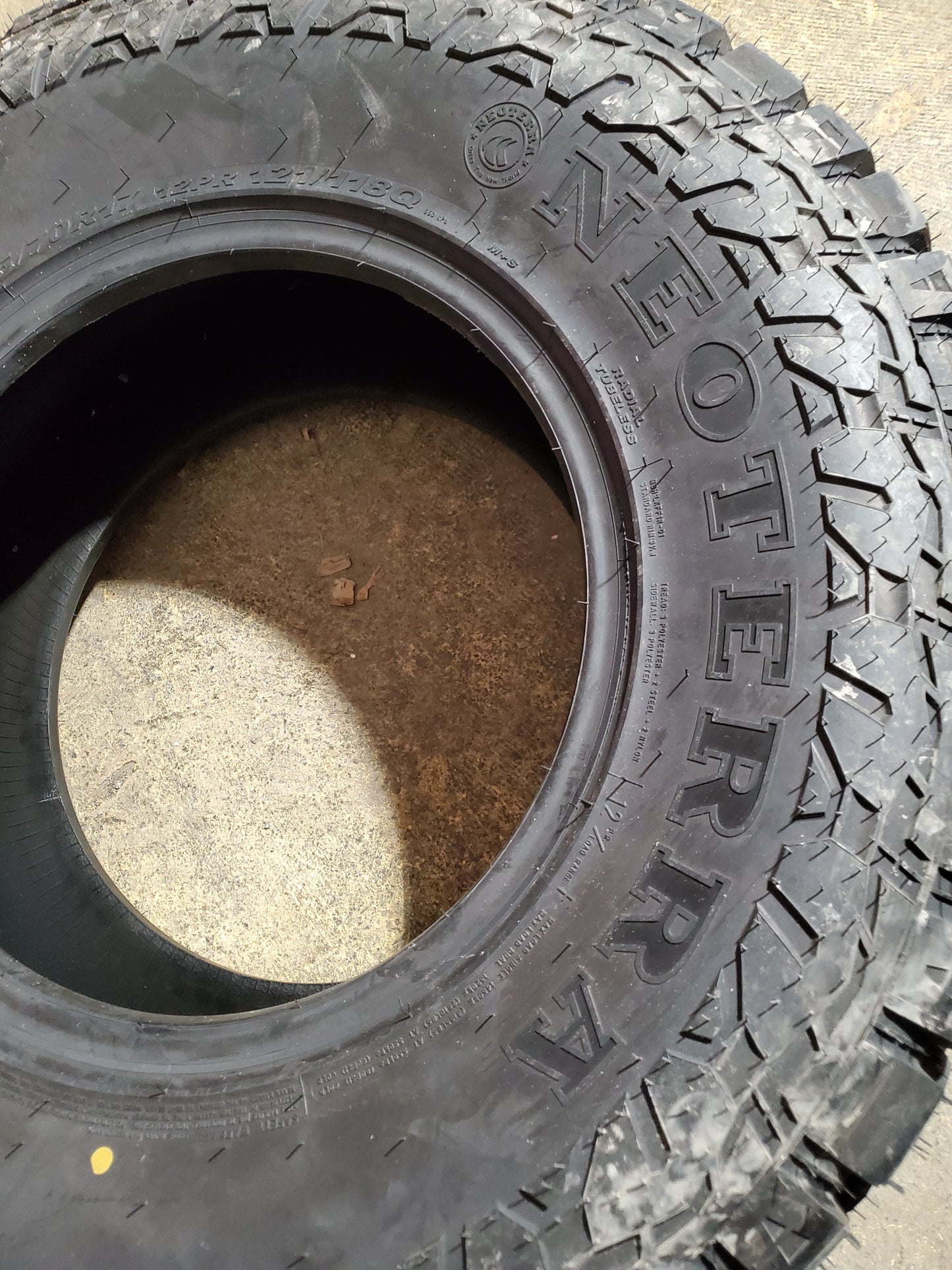 NEOTERRA NEOMAX RT BSW LT 315 70 17 121/118Q 12PLY ALL TERRAIN TIRE 6959613730733
