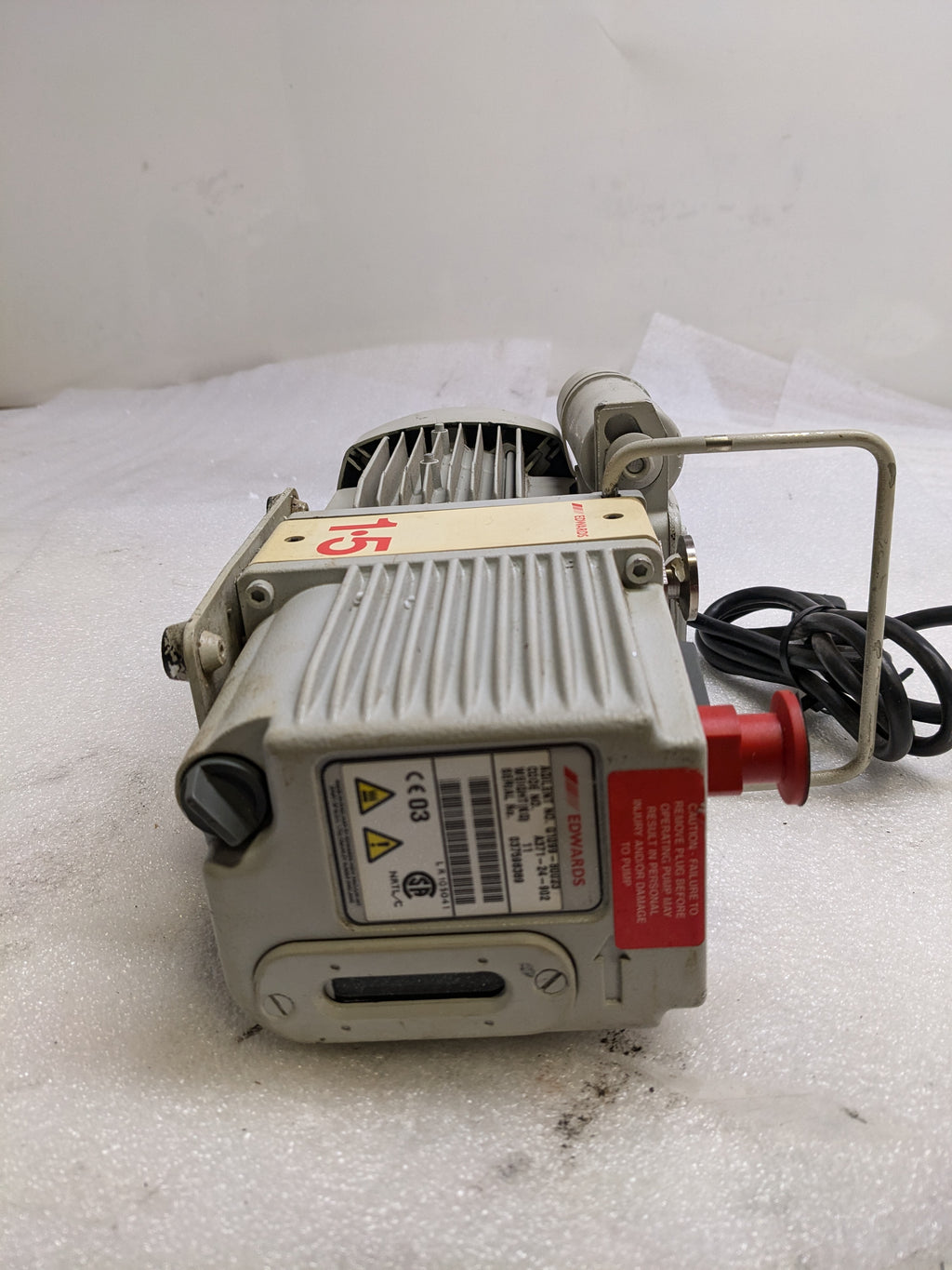 EDWARDS G1099-89023 ROTARY VANE VACCUM PUMP 115V USED B2