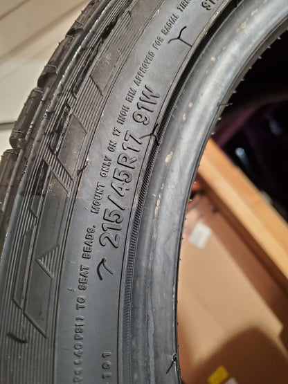 NITTO MOTIVO 365 BSW P 215 45 17 91W XL ALL SEASON TIRE 261260