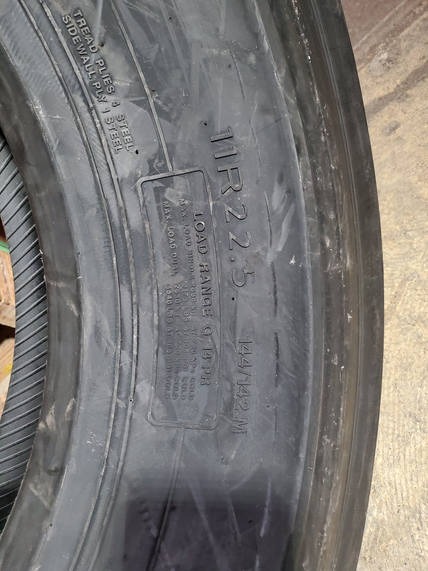 ARISUN AT563 BSW LT 11 22.5 144/142M 14PLY TRAILER TIRE TH95863