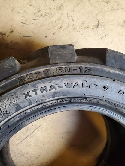 HERCULES XTRA-WALL BSW 23 8.5 12 6PLY INDUSTRIAL TIRE 94687