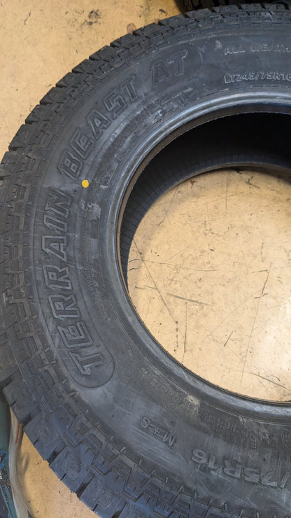 LEXANI TERRAIN BEAST AT BSW LT 245 75 16 120/116S 10PLY LXSTAT1675040