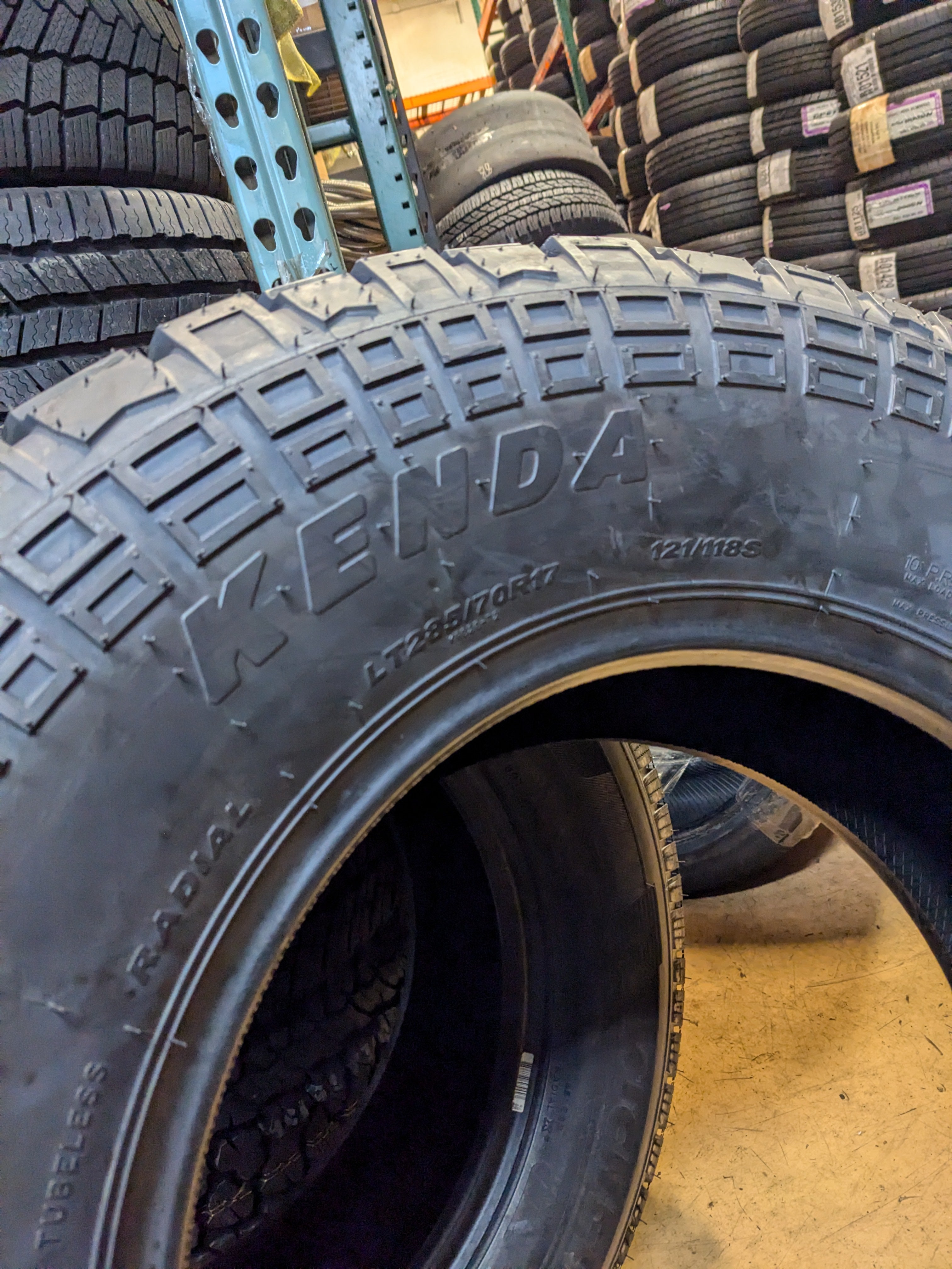 (KSL ONLY) 4 KENDA KLEVER AT2 LT 285 70 17 121/118S LRE 10 PLY ALL TERRAIN TIRES 628008