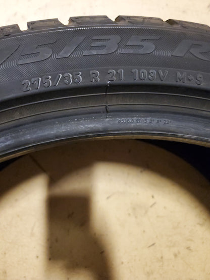 USED OS PIRELLI WINTER SOTTOZERO 3 N0 P 275 35 21 103V XL WINTER TIRE ‎2522700