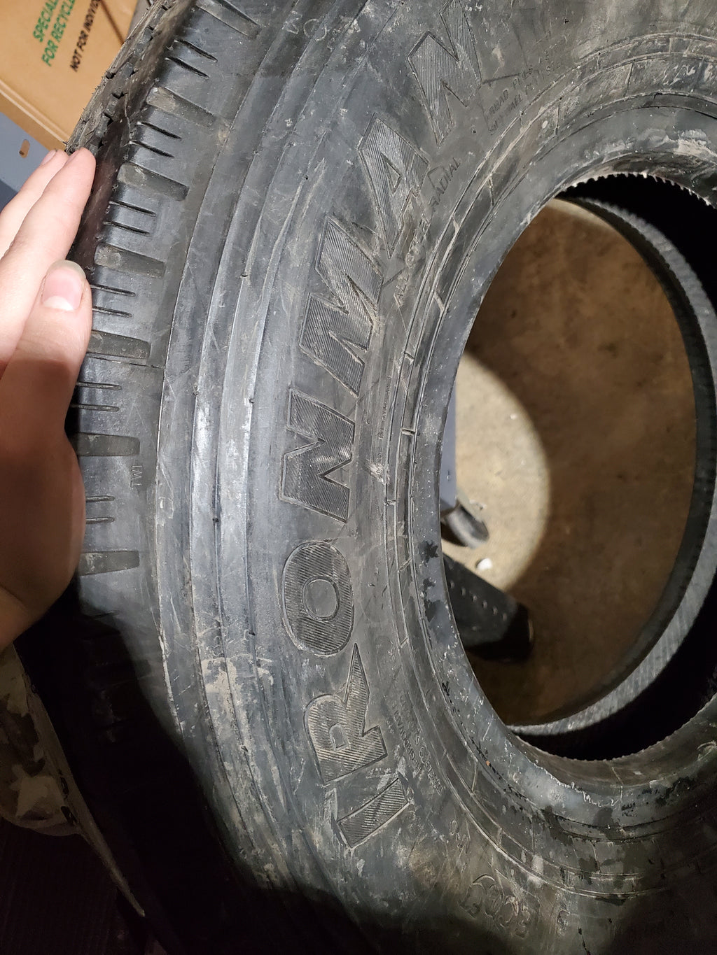 IRONMAN I109 ECOFT BSW LT 7.5 16 122/118N 14PLY ALL POSITION TIRE 93354