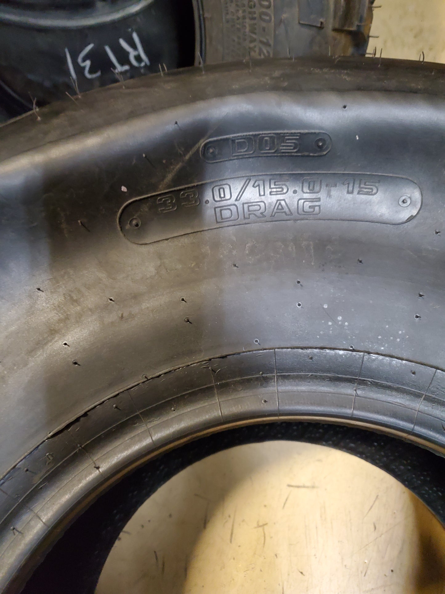 HOOSIER BSW 33 15 15 DRAG SLICK TIRE 18372D06 107”