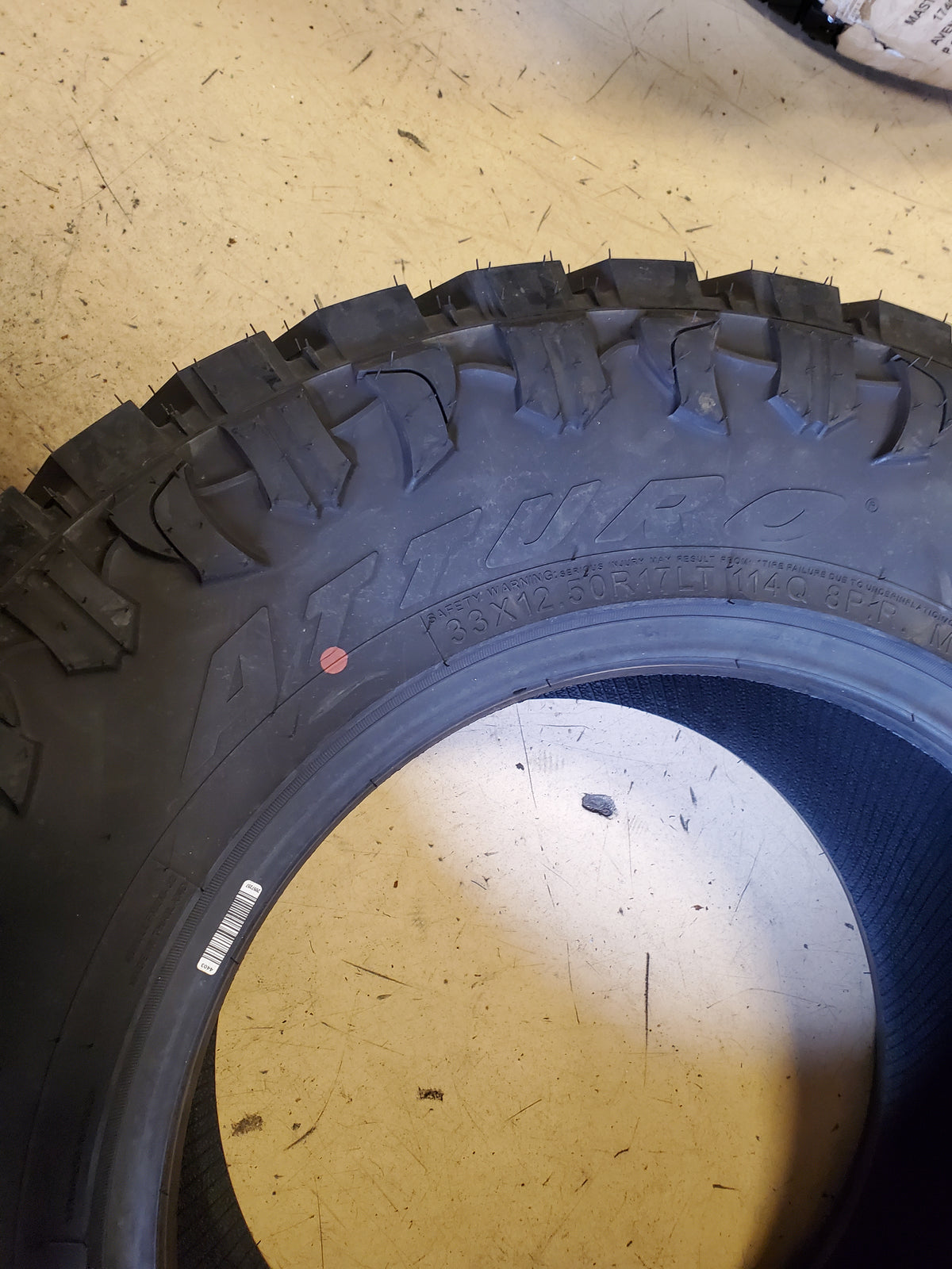 ATTURO TRAIL BLADE M/T BSW LT 33 12.5 17 114Q MUD TIRE TBMTI0039604