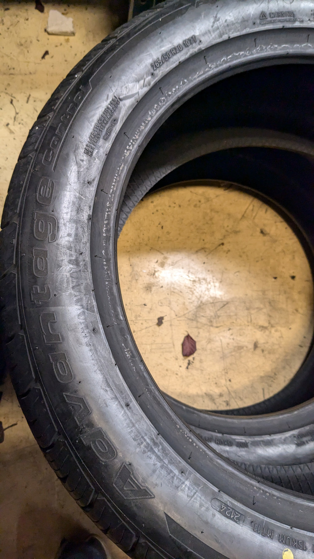 BFGOODRICH ADVANTAGE CONTROL BSW P 265 50 20 107T ALL SEASON TIRE 03629